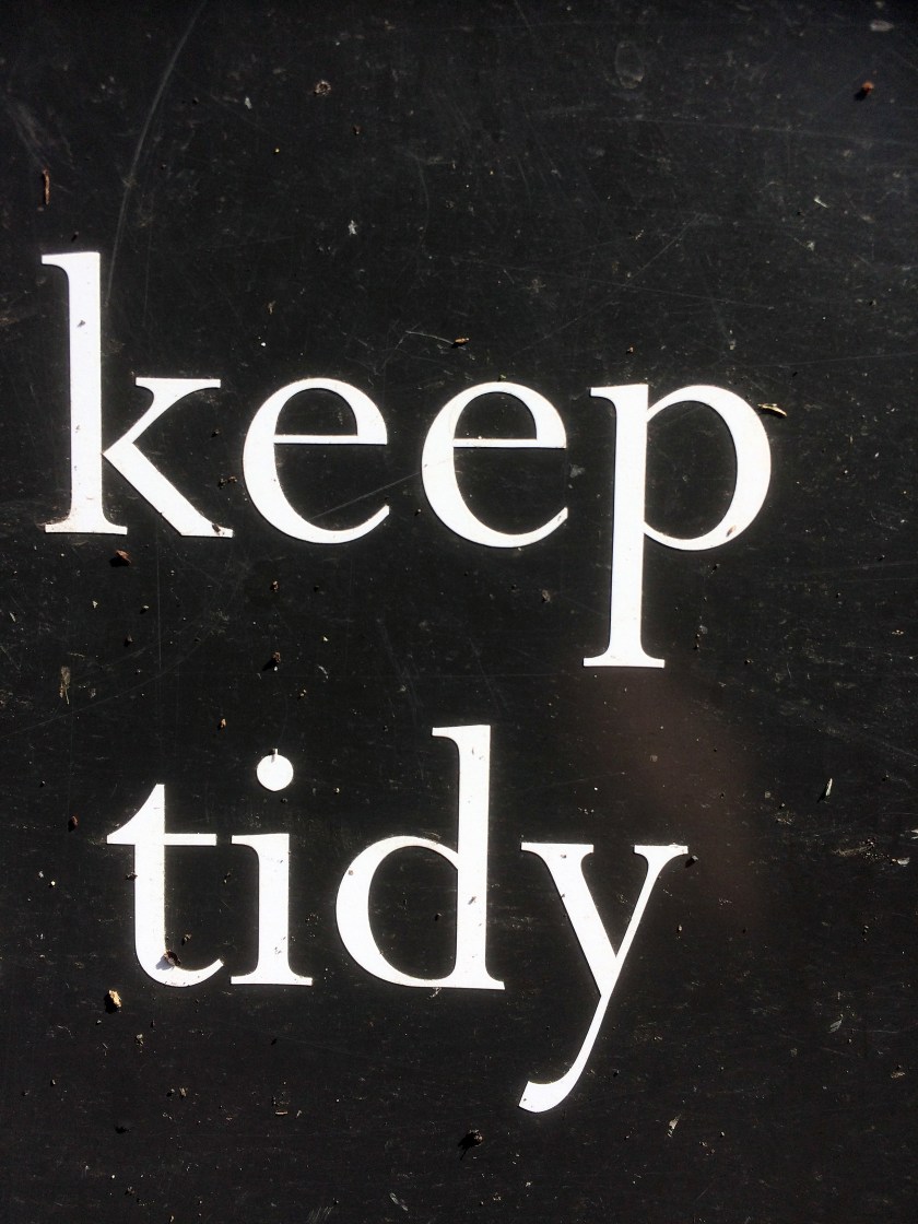 016 - Keep tidy