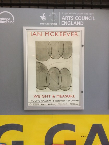 001 - Weight &amp; Measure poster at Young Gallery