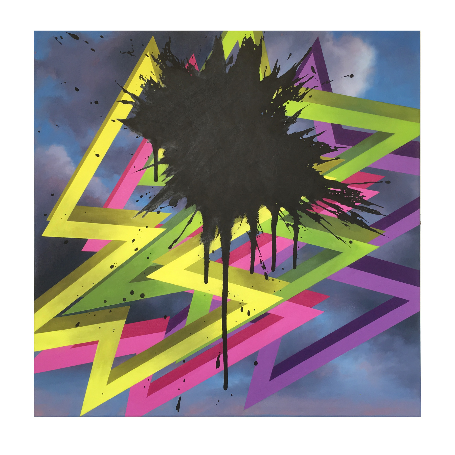 011 - Mike Edwards - Black Firework Painting September 2019 (60x60cm) oiloncanvas.jpg