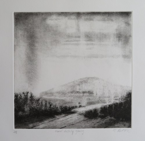 031 - TR - Mound duskily glowing (24x24cm) etching.jpg