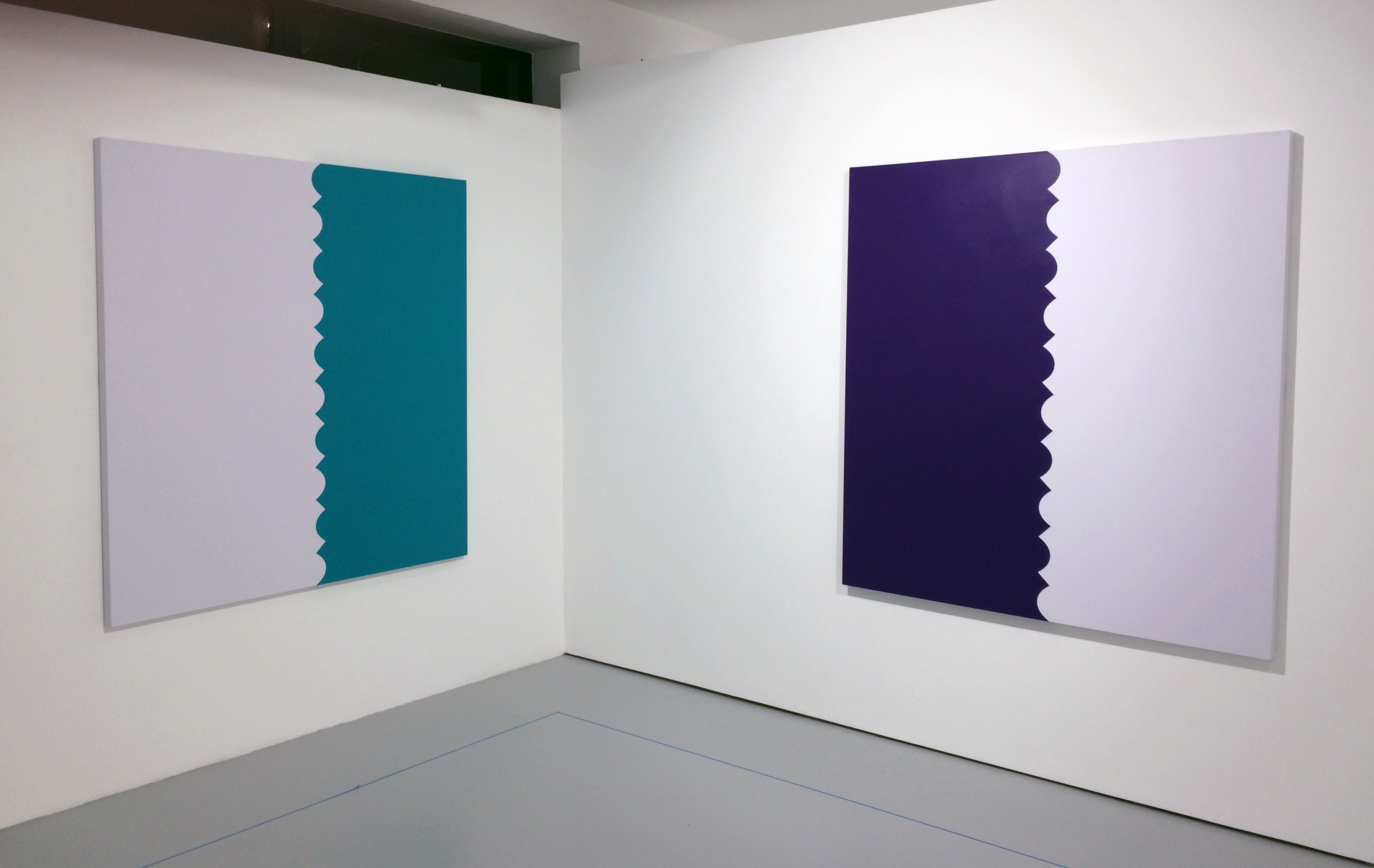 004 - HPX2pt1 - Tess Jaray - One Hundred Years [Green] & [Purple].jpg